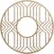 Ekena Millwork Empire Wood Fretwork Pierced Ceiling Medallion, Red Oak, 36"OD x 13 1/8"ID x 3/8"T CMWP36X36X0375EPRO - alternate 1